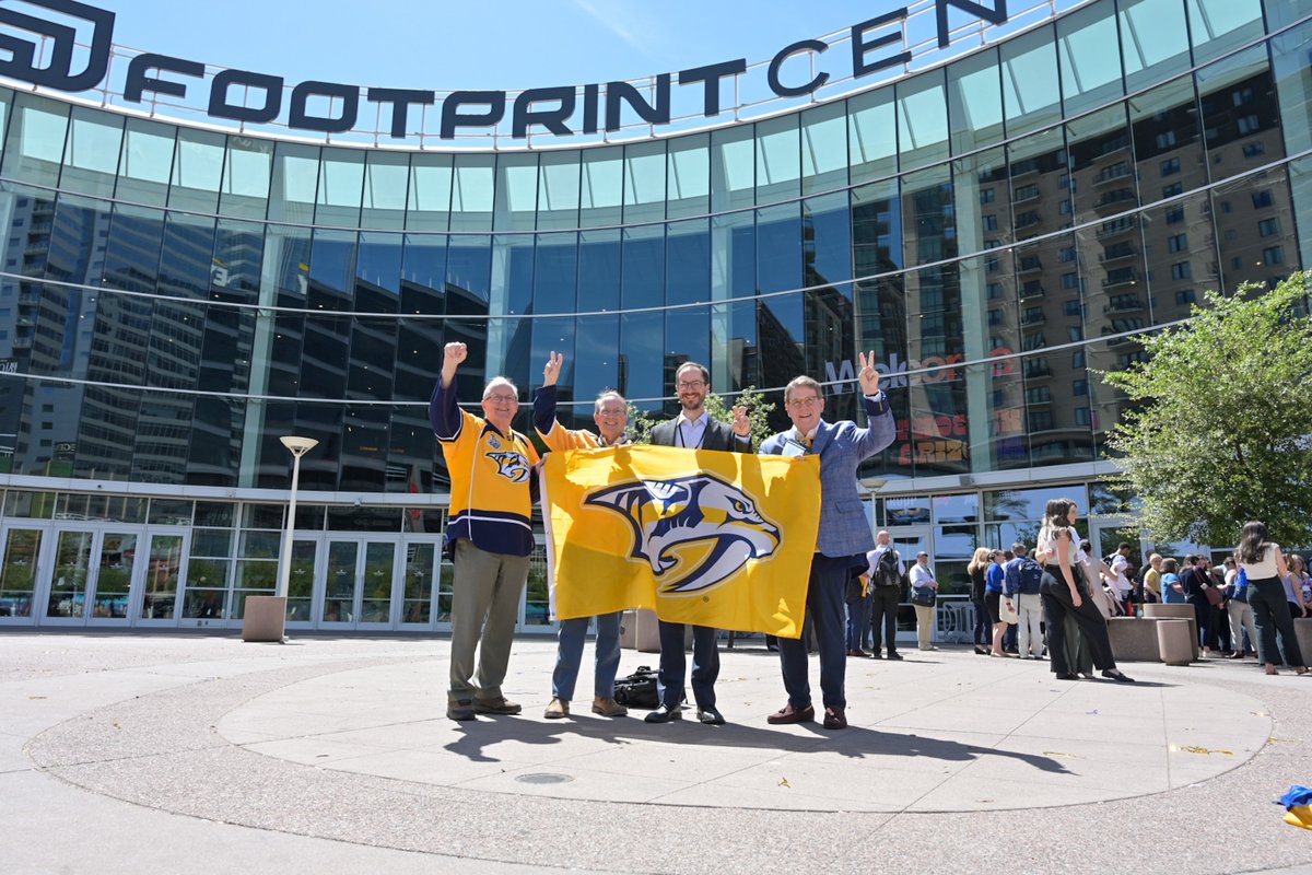 nashchamber's tweet photo. From the Valley of Sun, we're channeling that heat for the Preds playoff push 🏒! #LSM2024 is cheering on the @PredsNHL from 🐦‍🔥! 

GO PREDS! #SMASHVILLE

@JHRphotos https://t.co/n4YmlxW8wc