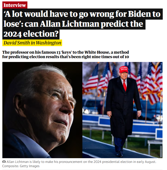 Some comforting speculation from The Guardian. Biden will win! theguardian.com/us-news/2024/a…