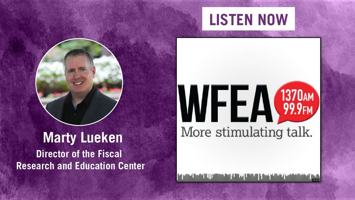 EdChoice director of fiscal research and education center Marty Lueken was a guest on WFEA Radio to discuss his new fiscal analysis on New Hampshire's EFA program. 1370wfea.com/morning-update…