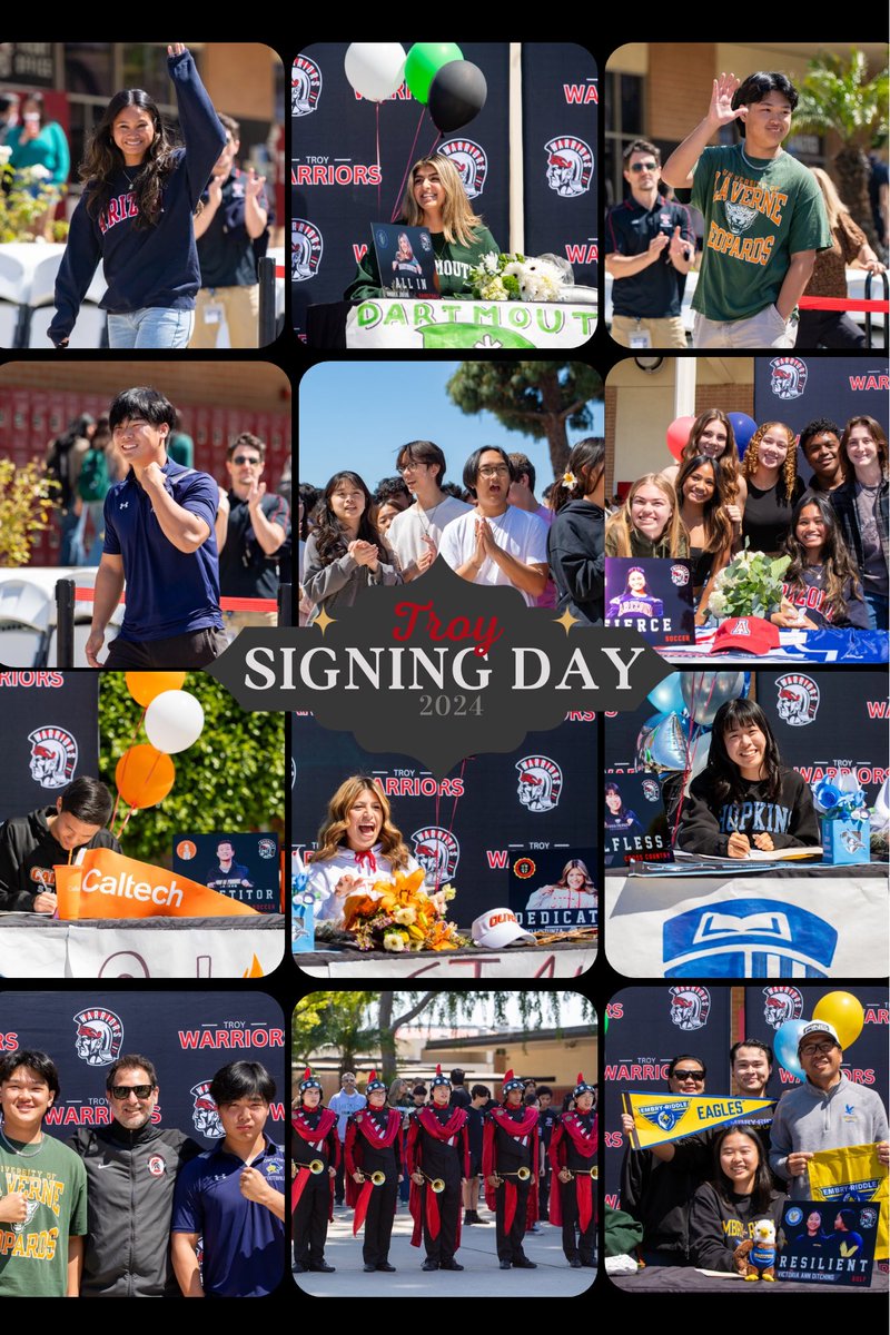 Troy High School Signing Day - 2024. It was a great celebration of our tremendous student-athletes. #WARRIORSTRONG ⁦@fjuhsd⁩ ⁦@ocvarsityguy⁩ ⁦@SteveFryer⁩ ⁦@TroyHSWarriors⁩ ⁦@FullertonSD⁩ ⁦@latsondheimer⁩ ⁦@CIFSS⁩