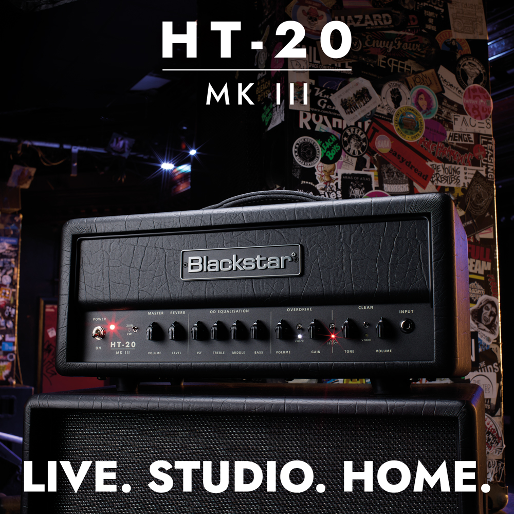 LIVE. STUDIO. HOME. From chiming ‘boutique’ cleans, to on the edge crunch or full-on distortion, the HT-20R MK III delivers ‘the sound in your head' whether you're playing at home, recording in the studio or rocking out on stage. Learn more: blackstaramps.com/ht-20r-mkiii/