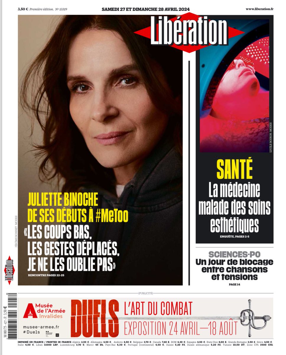 #une ⁦@libe⁩ #RevueDePresse