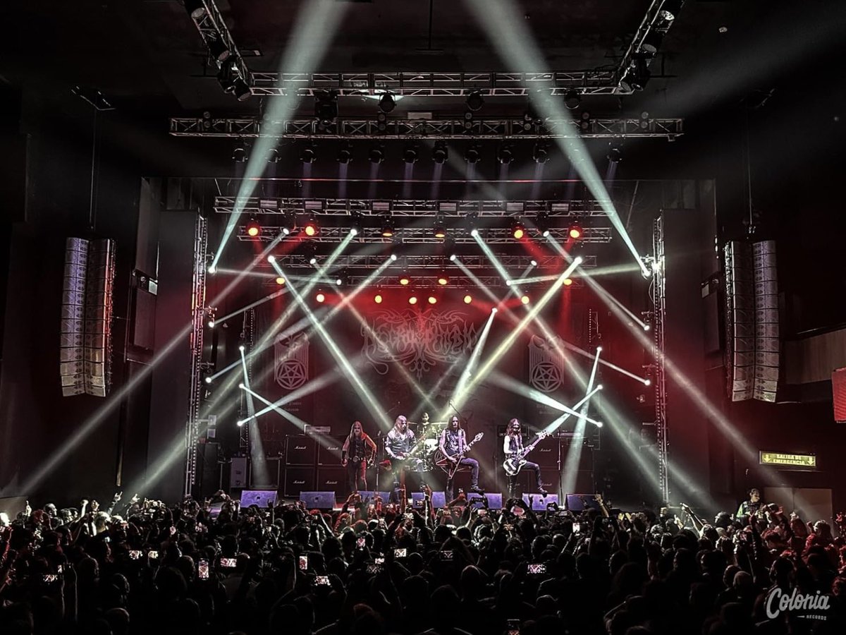 Excuse us, but in all the fuss, and travelling back home to Sweden, we forgot to say THANK YOU to all of you who came and witnessed us at the Royal Center in 🔥Bogotá🔥 We will never forget this one! We hope to be back as soon as we can 🤘 📸Colonia
