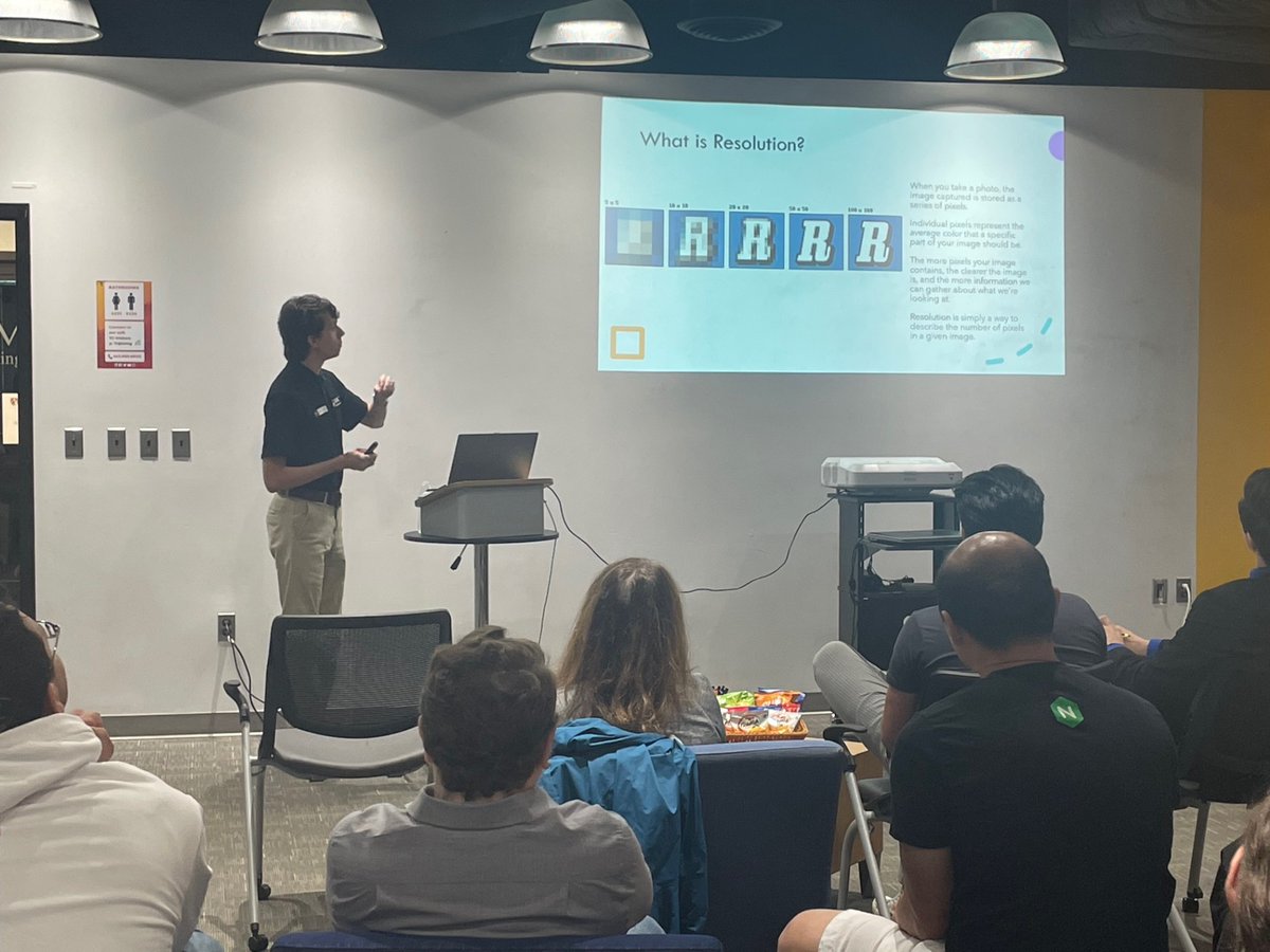 UMBCtraining's tweet photo. We had great time at the Center for Applied AI's first official Meetup this month! Thanks again to the members of the C4A community who joined us, and to our presenters Patty and Douglas for sharing their knowledge - keep an eye out for details on our next Meetup this summer! https://t.co/D31KLttUtu