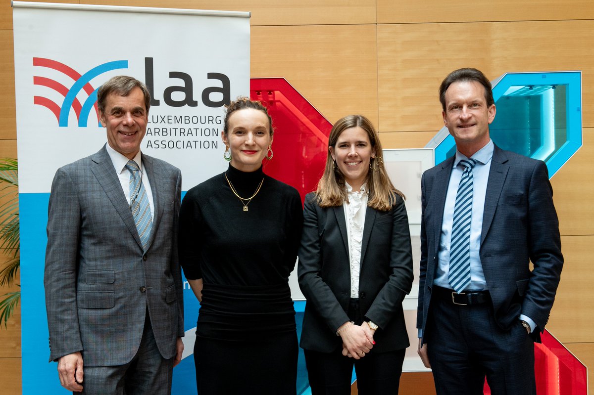 #ArbitrationDay ⚖️ The 4⃣th Luxembourg Arbitration Day was held today at the @ccluxembourg, organised by the @LuxArb. The conference on #arbitration in the fields of investment funds, sports, art and crypto assets, opened with a speech by Minister Elisabeth Margue.