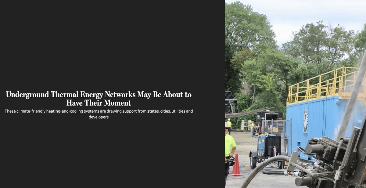 ♨️ Discover why cities, utilities, and states are eyeing this innovative neighborhood-scale decarbonization fix. 👀 Dive into @DieterHolger's breakdown of #thermalenergnetworks for @WSJ hubs.ly/Q02vcxgy0