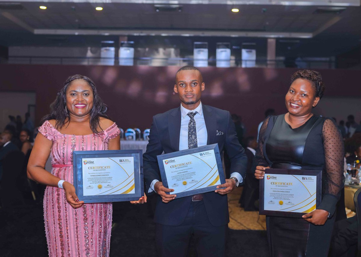 We came to play! 🥳 Best new agent, Pure Risk policies; 2nd runner up: Maria Philomera 1st runner up: Victor Amanya Winner: Elizabeth Wanyana Big congratulations to the team! 🎉 #TutambuleFfena #UIAInsuranceAgentsAwards23