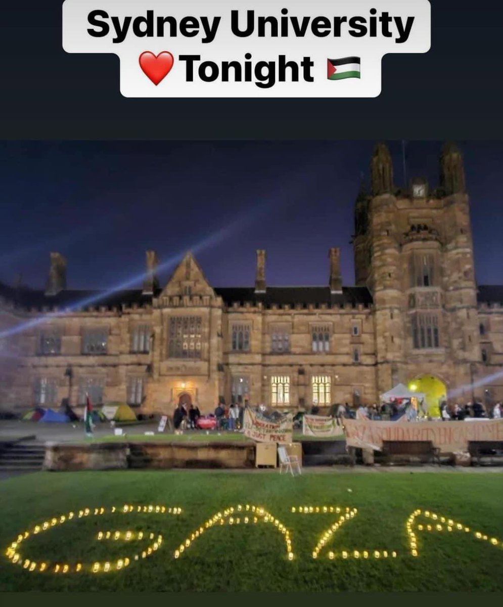 Sydney university tonight ❤️🇵🇸