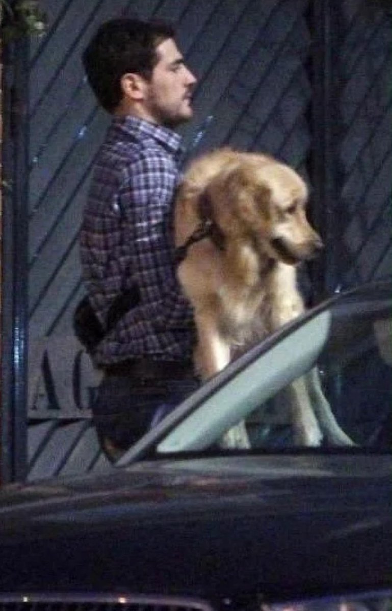 Cuando estás triste te ves esta sucesión de fotos de Casillas con su perro y te alegras el día