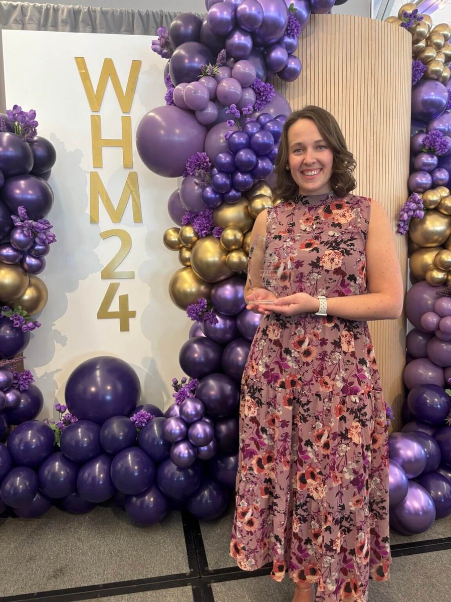 “It’s hard to believe that in 2024, periods and even bras are still considered taboo by some people. It’s a human need. I am grateful for this award, and I hope it raises awareness about the barriers to dignity that people still face on a regular basis.' bit.ly/3J25LJs?