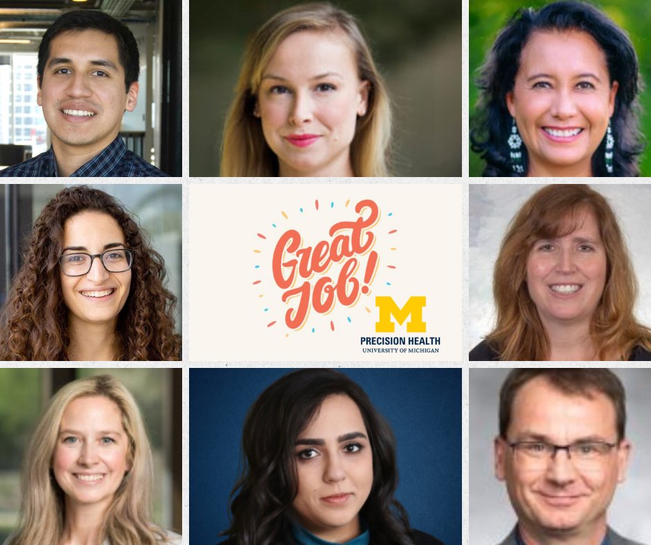 Friday AND it's #UMPrecisionHealth member highlight day?! 🥳🎉Read on for activities, publications & awards received by these excellent folks: @_arodriguezca Jenna Wiens @Lisglesias @Maggiemakar Margherita Fontana @Amy_Bohnert @MarkBicket @SetarehZandi @MiKTMC (1/9) 🧵#research