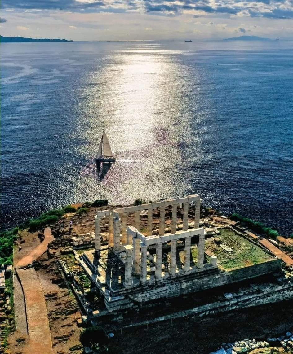 Temple of Poseidon is located on a seaside cliff in Cape Sounion, Greece.

Temple was built on top of an already existing structure, an earlier attempt to build a temple to Poseidon. Original temple was destroyed by invading Persian army in 480 BC, in second invasion of Greece by…
