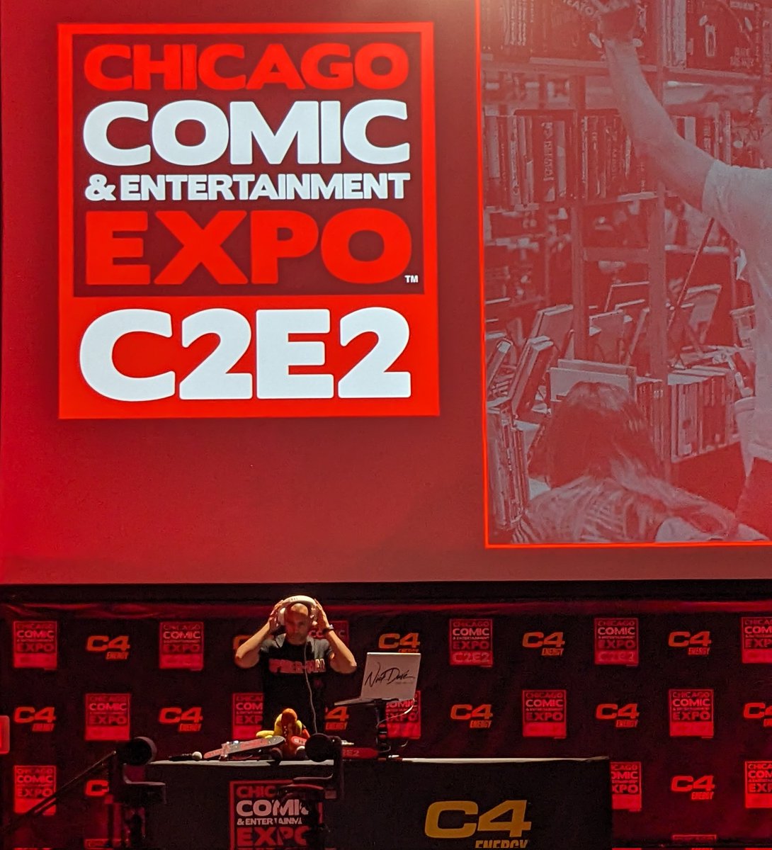 we out here at @c2e2 all weekend 🔥 #C2E2