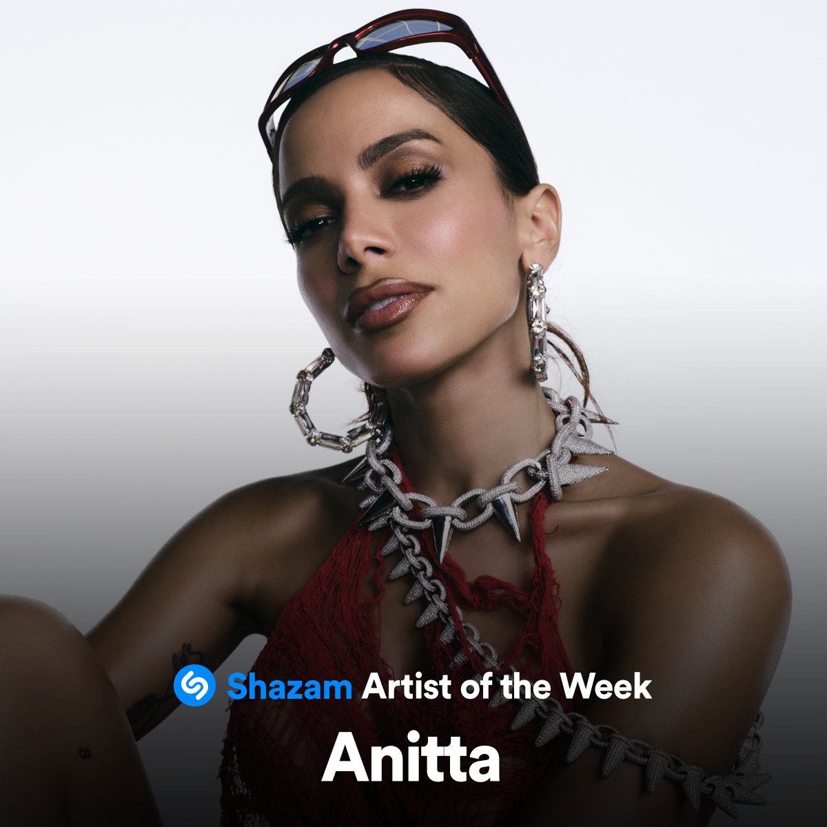 .@Anitta is our Artist of the Week! Listen to #FunkGeneration & her most Shazamed songs on @AppleMusic: apple.co/ArtistOfTheWeek 💙