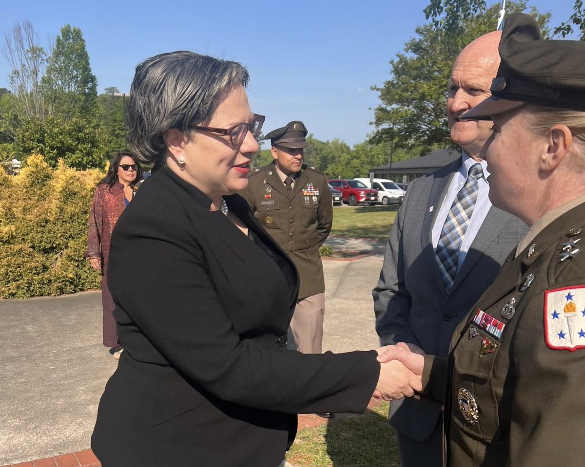 I kicked off my day at @FortGreggAdams for the ribbon cutting of the new @USArmy Women's Museum exhibit honoring the 6888th Central Postal Directory Battalion and their incredible leader, LTC Charity Adams, for their service in WWII.