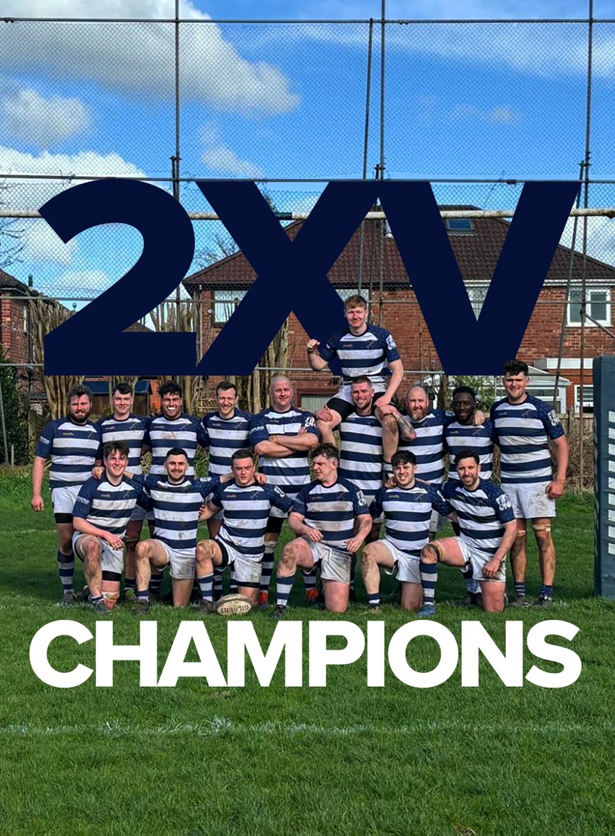 Congratulations to our unbeaten, title-winning, 98 point scoring @ecclesrugbymen 2XV who chose to mark the auspicious achievement by disregarding a lovely green background in favour of posing in front of number 7 Clandon Avenue and some old scaffolding. Stay Classy Champs.🏆👏🏉