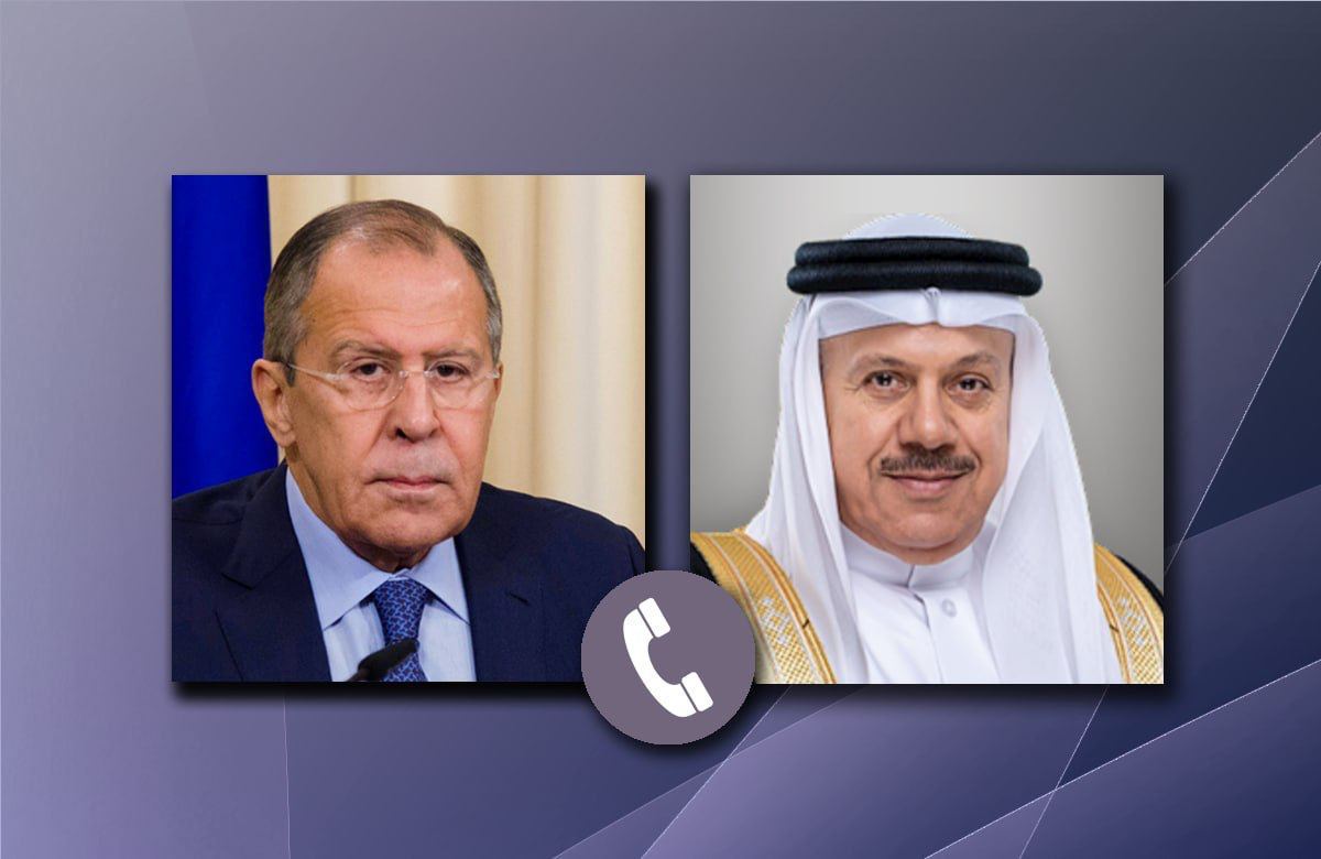 📞🇷🇺🇧🇭 On April 26, Russia's FM Sergey Lavrov had a telephone conversation with FM of Bahrain Abdullatif bin Rashid Al Zayani.

The Ministers compared their positions on key topics on the #MiddleEast agenda.

🔗 t.me/MFARussia/20006

#RussiaBahrain