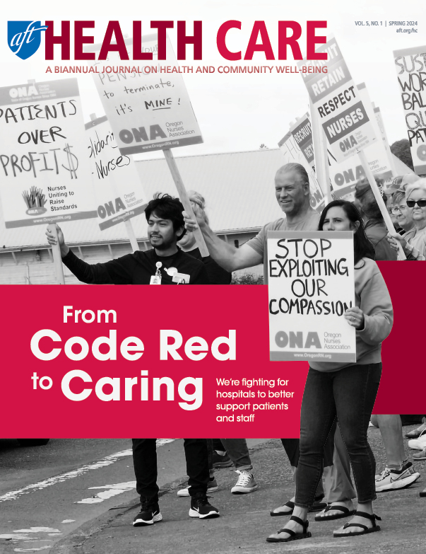 Just in time for the weekend: The new #AFTHealthCare is here! In this issue, 'From Code Red to Caring,' learn more about how AFT is fighting for hospitals to better support patients & staff. Check out this issue's articles: aft.org/hc/spring2024 #CodeRed @AFTHealthcare🧵