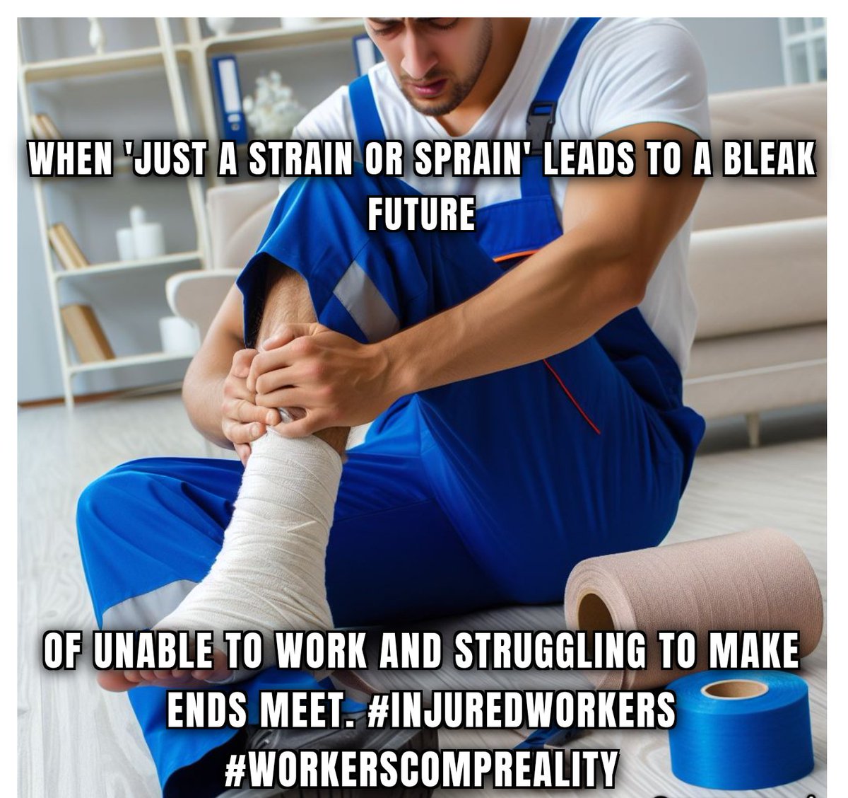 For injured workers with 'strains and sprains,' the future can look bleak, with the inability to work and the struggle to make ends meet. Let's stand up for better support and rights for these individuals. #WorkersComp #InjuredWorkers #wsib #wcb