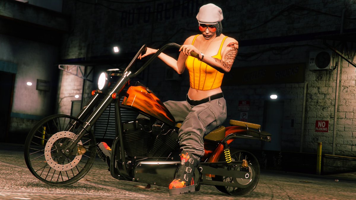 Bike seems faulty 🍺😏 #RockstarGames #gtaonline #TheMagnificentTeam #snapartcrew #artesnapmatic #stonedflowers