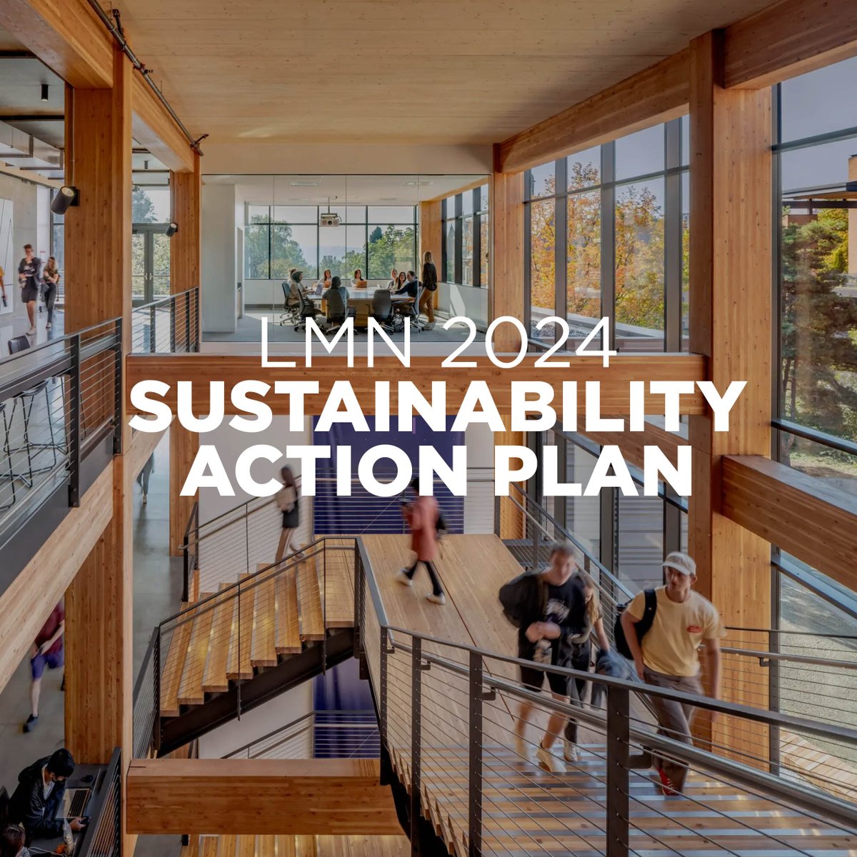 Continuing with the celebrations to commemorate #EarthDay24 we are pleased to share the LMN 2024 Sustainability Action Plan! To learn more, we invite everyone to visit our website: lmnarchitects.com/lmn-research/2…