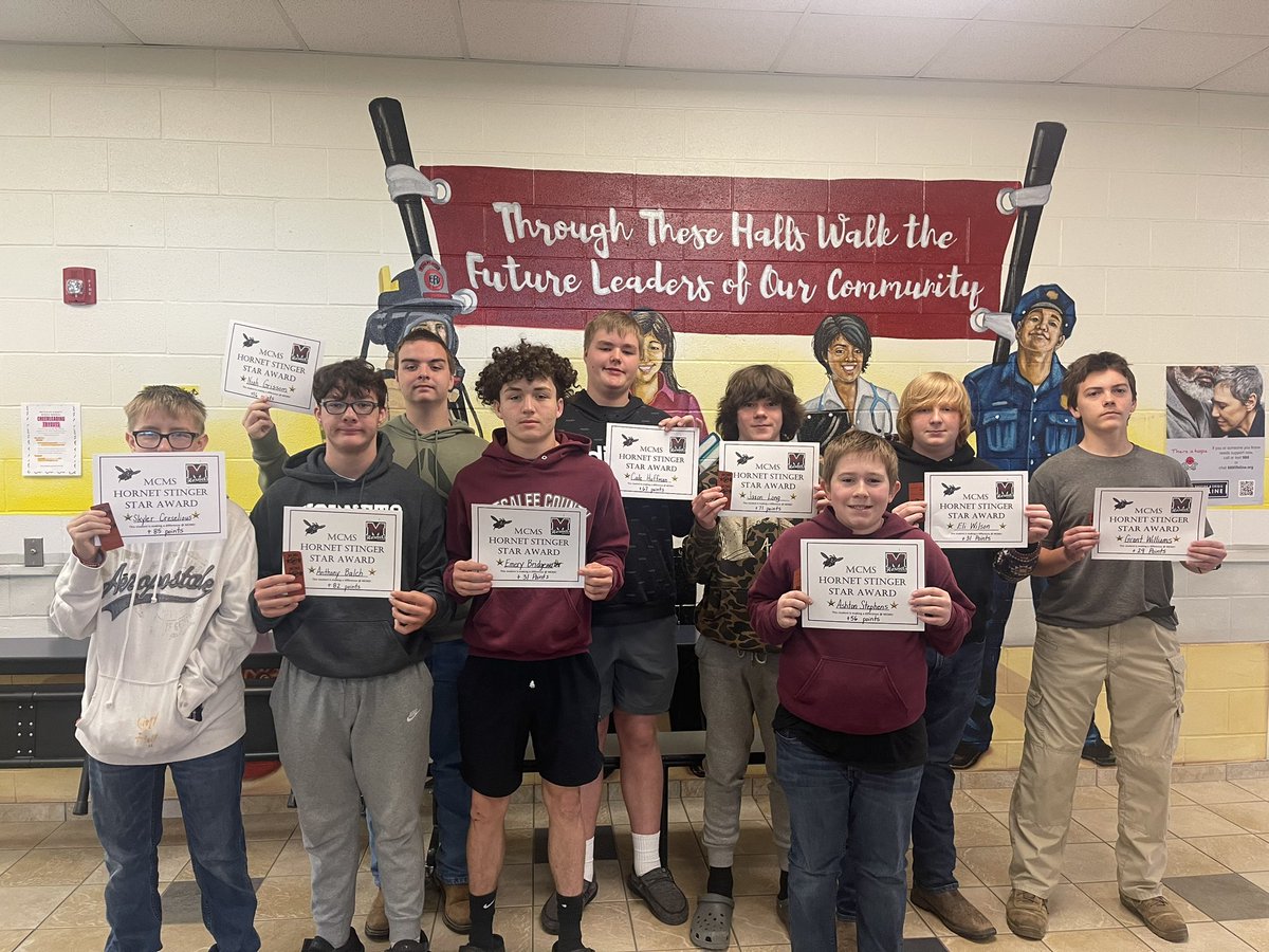 Congratulations to these Hornets Stinger Star students for improving their I-Ready reading scores! They increased so much! Well done Hornets! #MetcalfeHornetsEver #rockthetest #iReady