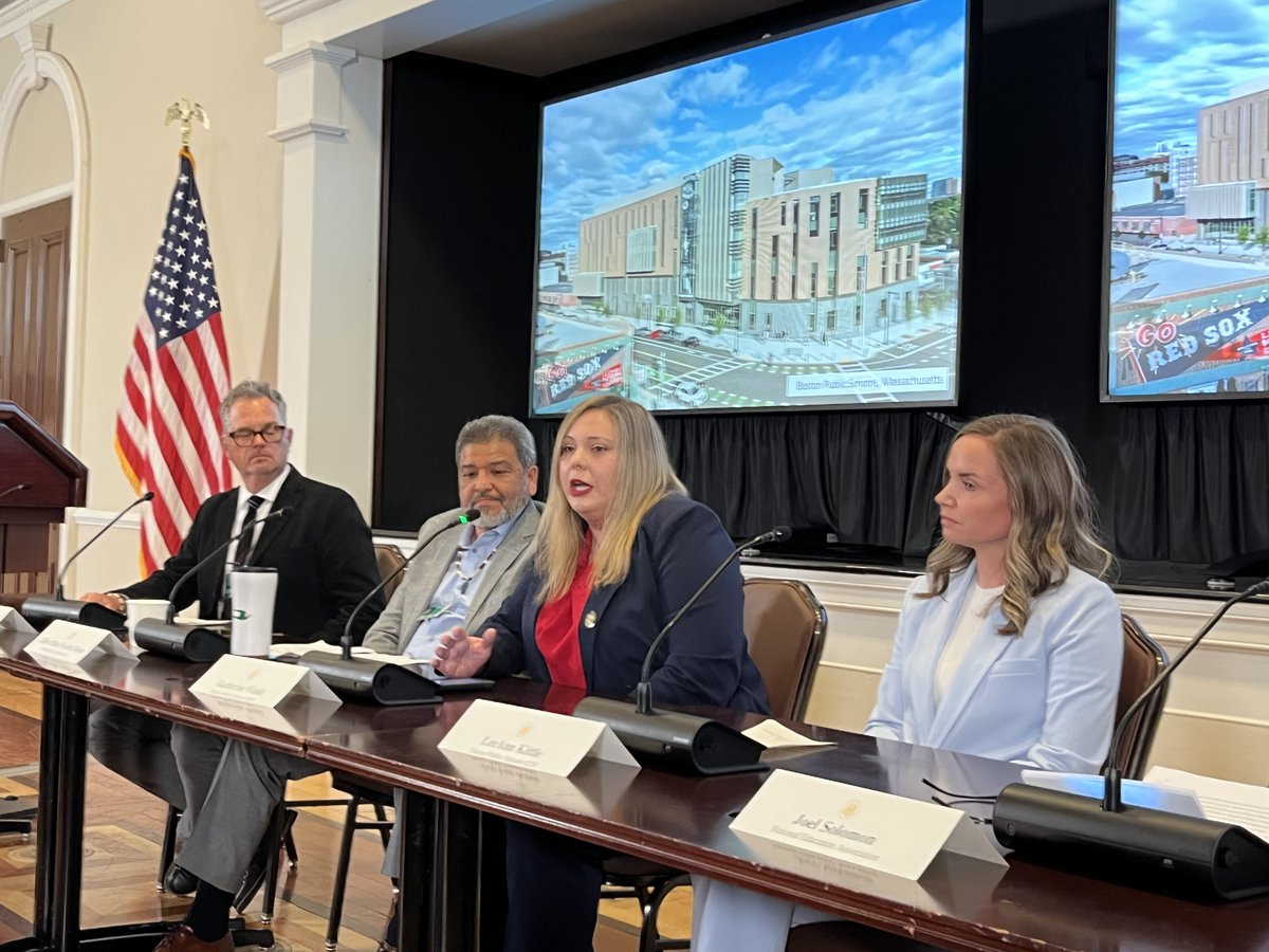 “74% of students in @BostonSchools are classified as low-income or disadvantaged. Having a racial justice and climate justice commitment to our work is paramount, and that must be felt through everything we do.” - Katherine Walsh #WhiteHouseSustainableSchools