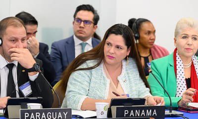 Panamá participó en el XXIV Periodo Ordinario de Sesiones del @OEA_CICTE y 🇵🇦 asumió por unanimidad la Vicepresidencia (2024-2025) reafirmando así el firme compromiso para fortalecer la cooperación regional en la lucha contra el terrorismo. @Mef_Pma