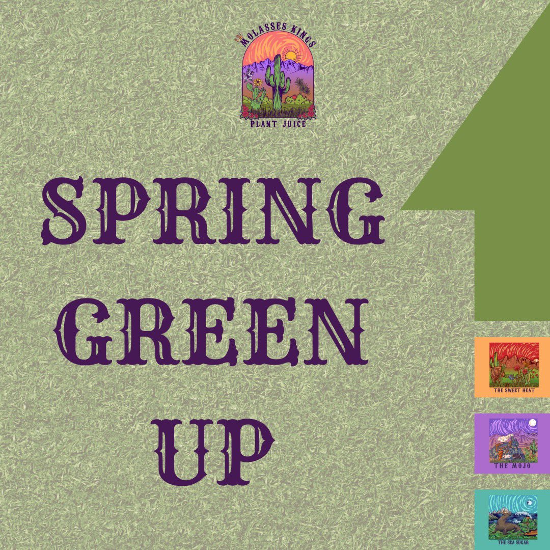MolassesKings's tweet image. Fire your soils into action and get that early season GREEN underway! 🌱 Order now and get your merch pack! Available on our website! 🔗

*While supplies last*

#molasseskings #plantjuice #springgreenup #promotion #drumpackage #totepackage #thesweetheat #themojo #theseasugar