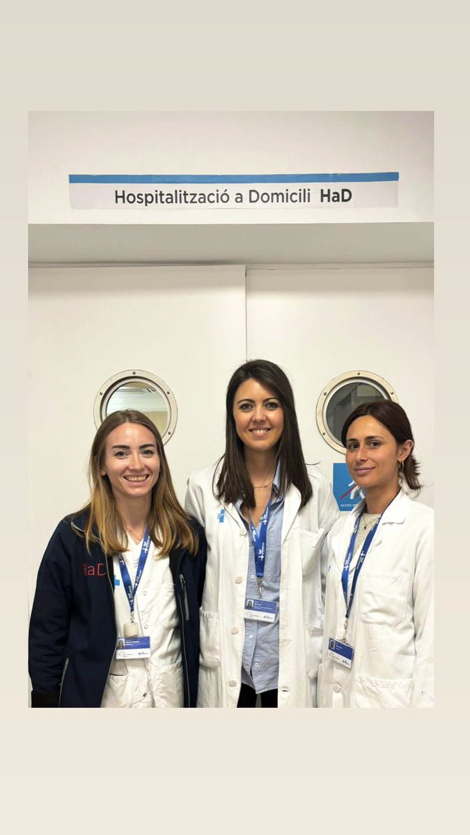 Muy orgullosa del trabajo en equipo de @Hemato_Vhebron y Hospitalización a Domicilio @vallhebron. Y gran esfuerzo del equipo de enfermería, Alba Marco y Sonia Pérez y EPA TPH Mar Pérez. Avanzando por el bienestar de los pacientes.