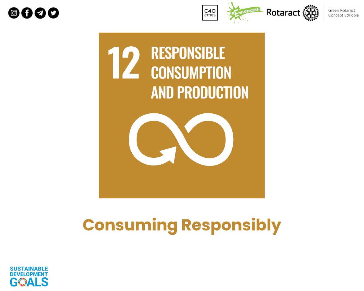 #SDG12 focuses on ensuring sustainable consumption and production patterns. This means minimizing waste, promotion responsible production practices, and adopting a more circular economy.

Share your tips for reducing waste and adopting a mindful consumption lifestyle!