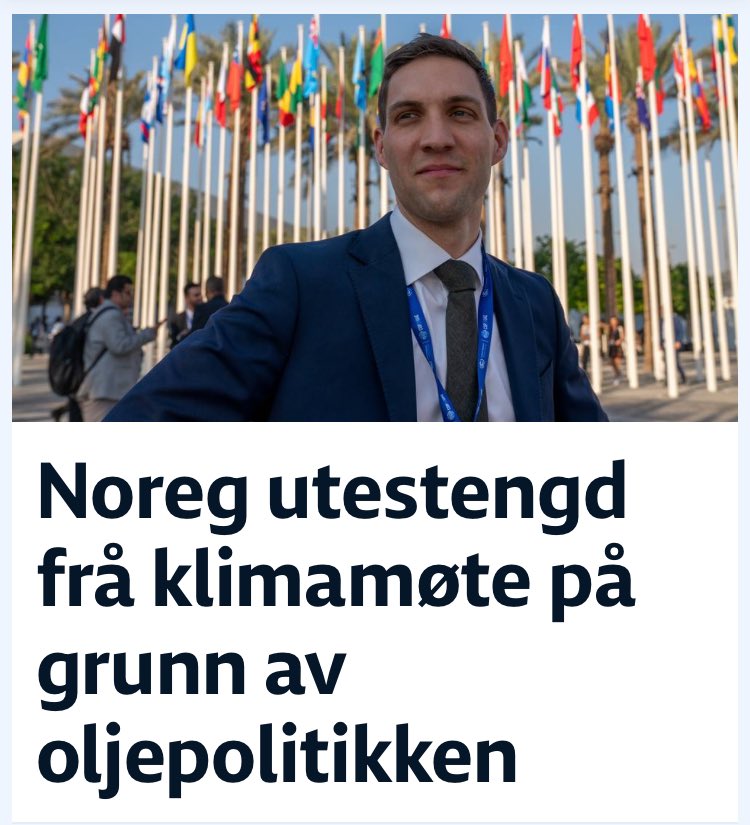 Dobbeltmoralsk norsk oljepolitikk får klimakonsekvenser nrk.no/urix/noreg-nek…