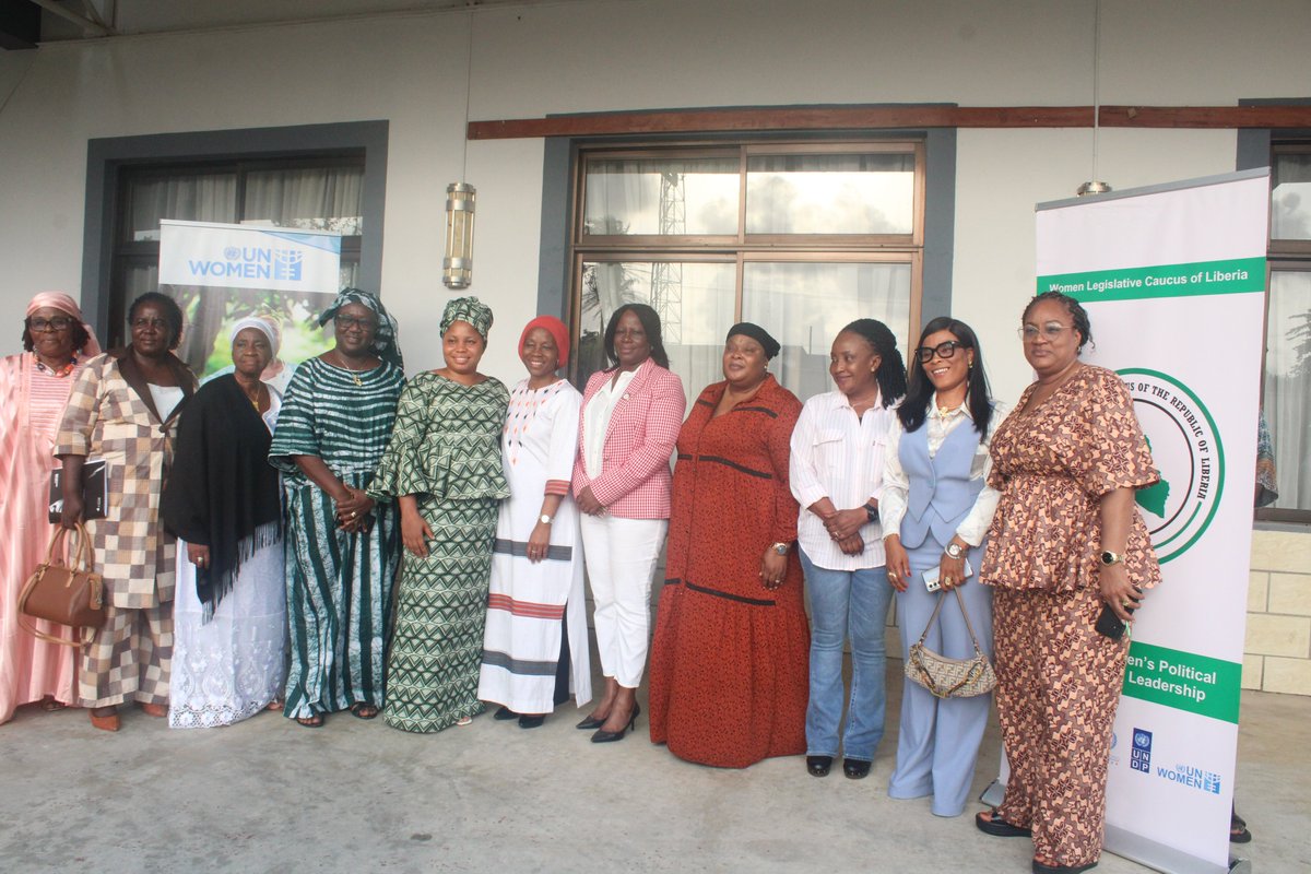 Members of the Women’s Legislative Caucus of 55th Legislature of #Liberia & their core staff today began a 2-day Strategic Planning Retreat in Margibi County, to review & update the Caucus’ constitution & strategic plan for better representation & results. tinyurl.com/pnscuk33