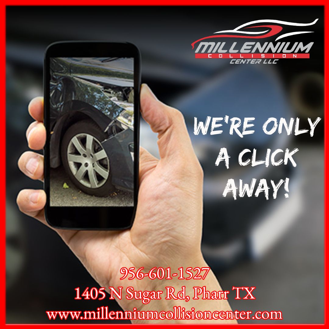 Got a dent? Don't stress! Millennium Collision Center is just a click away. Let's get you back on the road in no time! 🚗💥 #CollisionRepair #EaseYourWorries
