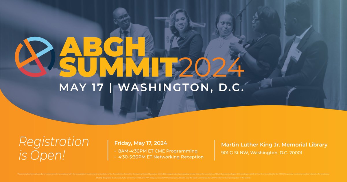Black communities are in need of increased access to gut health as well as gastroenterologists, hepatologists & scientists. We're here for that. #blackingastro Register today for #ABGHSummit24! bit.ly/abghsummit24re… - via #Whova Event Platform