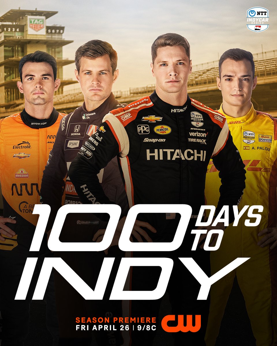 This journey takes everything they have. #100DaysToIndy premieres TONIGHT at 9/8c The CW! #INDYCAR @IndyCar