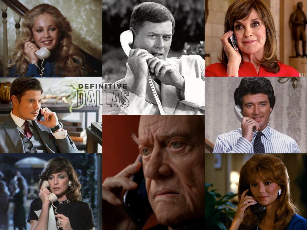 Yesterday was #nationaltelephoneday! Our Ewings certainly had some important talks over the phone! #Dallas