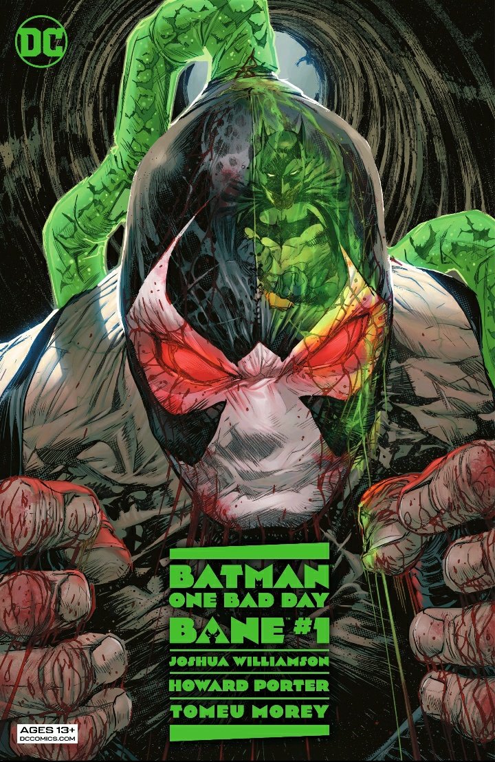 BATMAN ONE BAD DAY: BANE by @Williamson_Josh @MrHowardPorter and Tomeu Morey is perfection. It's Bane's LOGAN moment and I mean that as the highest possible compliment.