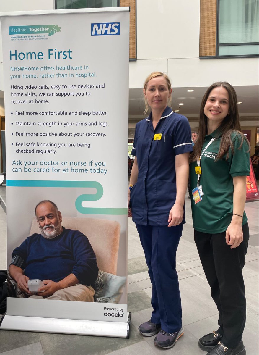 NHS@Home - BNSSG virtual ward service tweet media