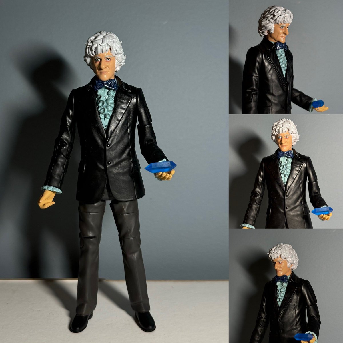 JR1991JR's tweet image. Doctor Who Planet Of The Spiders
The Third Doctor! With the Metebelis crystal. 

Head modelled by Helleno Souza and sold by @NDWDesigns 
#DoctorWho #PlanetOfTheSpiders #DoctorWhoCustomFigure