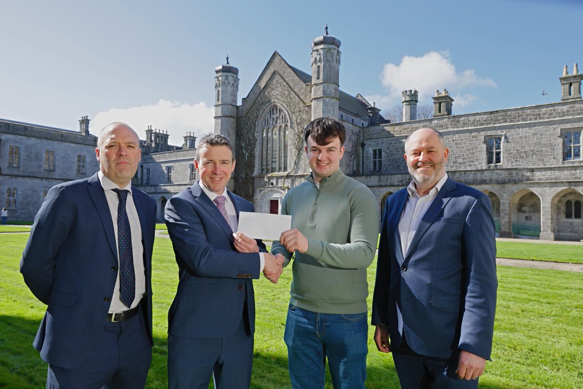 University of Galway has awarded the inaugural Hygeia Scholarship to 1st year B.Comm student Joseph Cunnane. Over the next 10 years Hygeia will support ten students with a financial award as well as the opportunity of undertaking work placement and internships with the company.