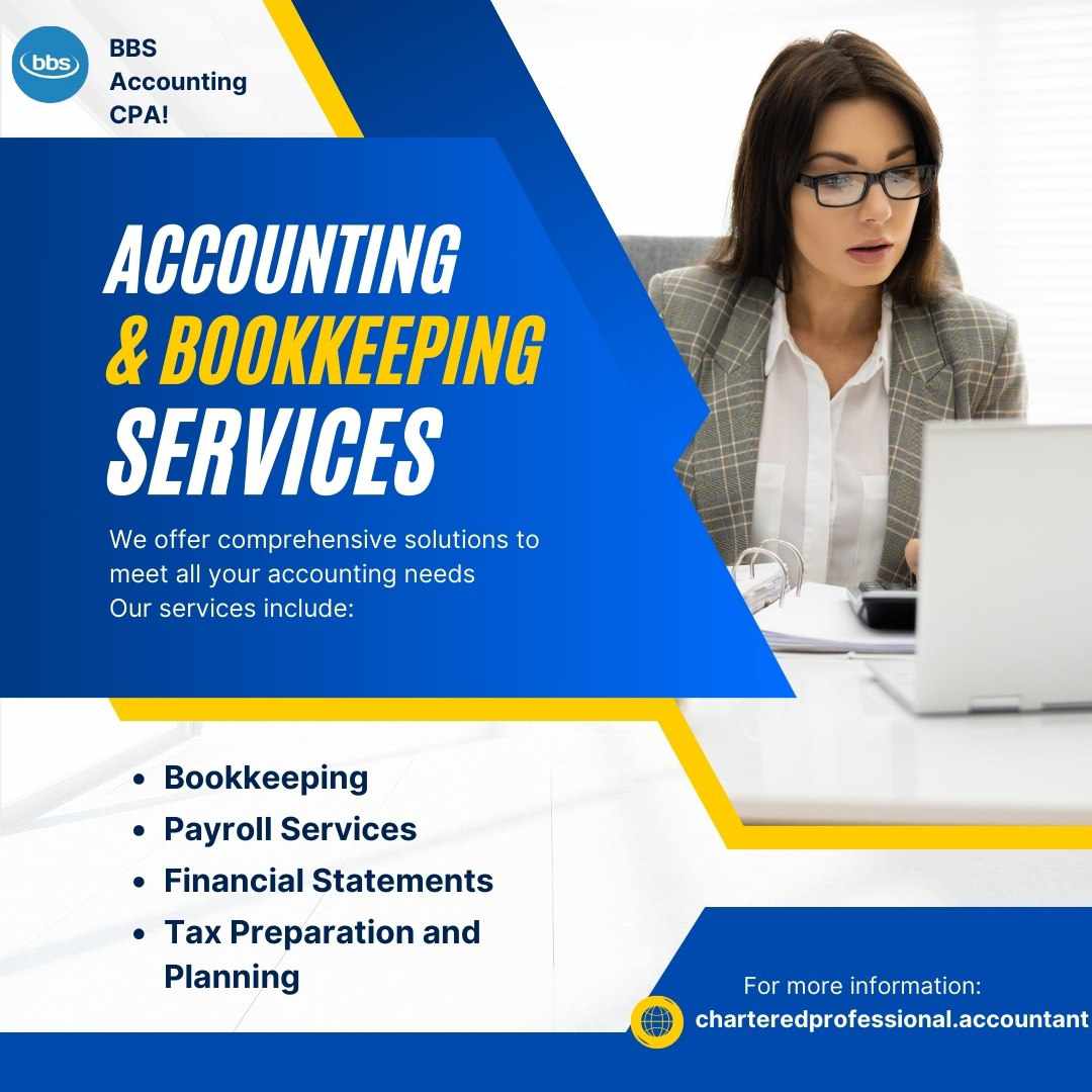 Struggling to keep your finances in order? Look no further! BBS Accounting CPA offers comprehensive accounting and bookkeeping solutions tailored just for you.
Learn More: charteredprofessional.accountant

#AccountingServices #Bookkeeping #BBSAccountingCPA #FinancialManagement