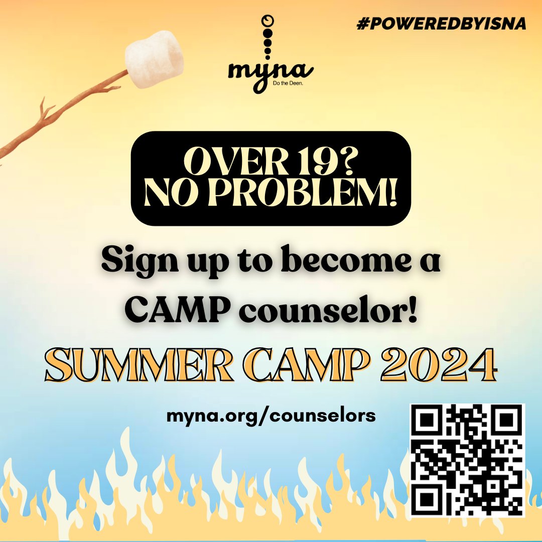 🌟 Join Our Team as a Summer Camp Counselor! 🌟 Join us in creating magical moments and shaping young lives this summer. Apply now to become a part of our dynamic team! myna.org/counselors #myna #mynayouth #americanmuslims #musimyouth #camp