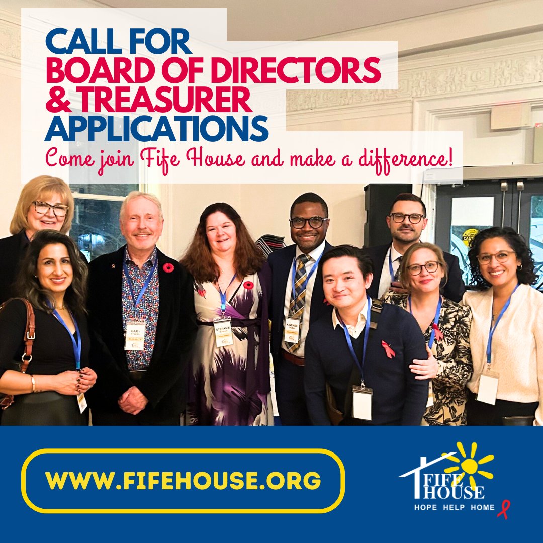 Fife House wants you! 🔍🙋‍♀️🙋🏽‍♂️ We are looking for passionate & community-oriented individuals to join our Board of Directors. Ready to roll up your sleeves or have questions? We invite you to submit your application or reach out to us. More details at: fifehouse.org/about-us/board…