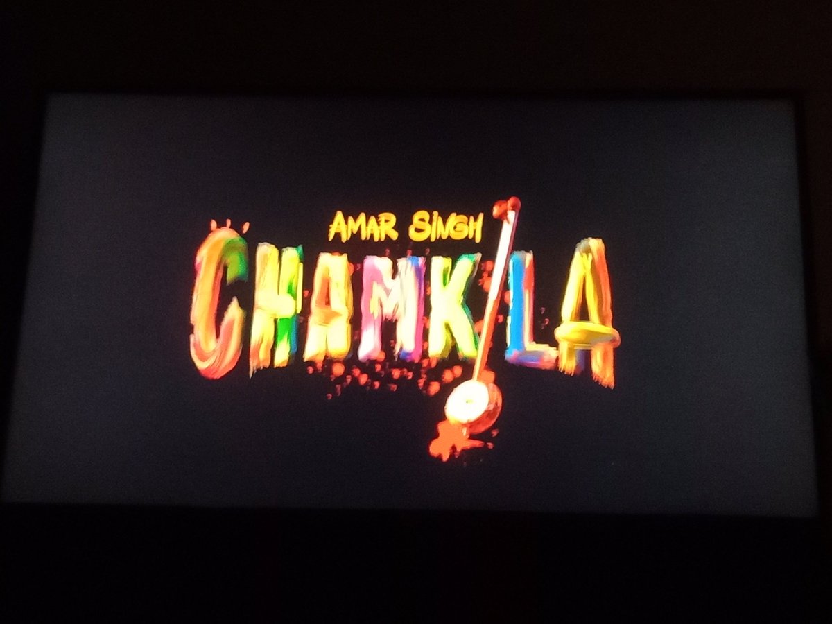 Finally found some time to watch #Chamkila #AmarSinghChamkila.