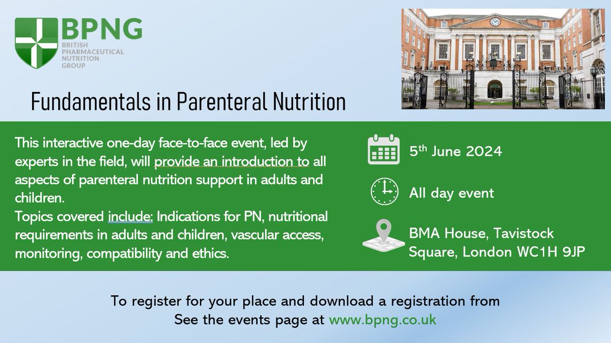 Few spaces remaining @bpnginfo @BAPENUK @NNNGUK @BDA_Dietitians bpng.co.uk/events/home/bp…