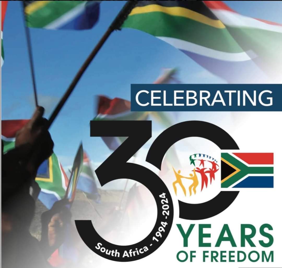 #30YearsOfFreedom 🇿🇦RSA flag raising ceremony in New York City program to start NOW in celebration of the 30years of freedom and democracy, and freedom Day. Watch on the NYC YouTube channel ￼ ￼ ￼