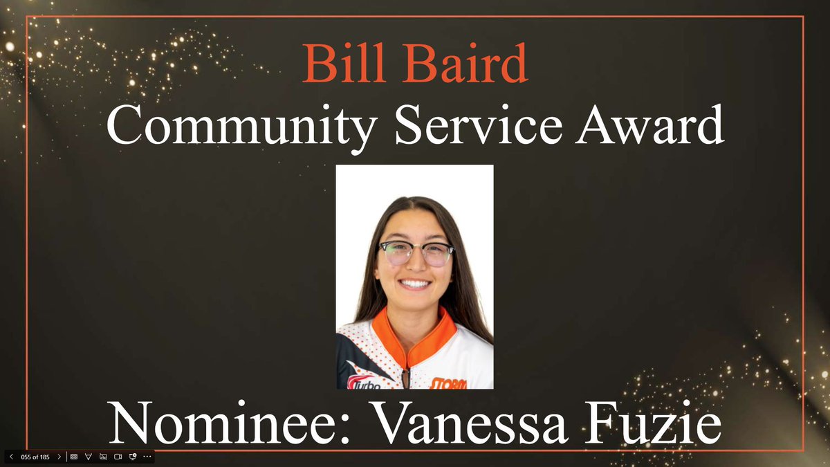 The Bill Baird Community Service Award is presented to the team or individual that exemplifies a great desire, commitment, and track record of service in the community