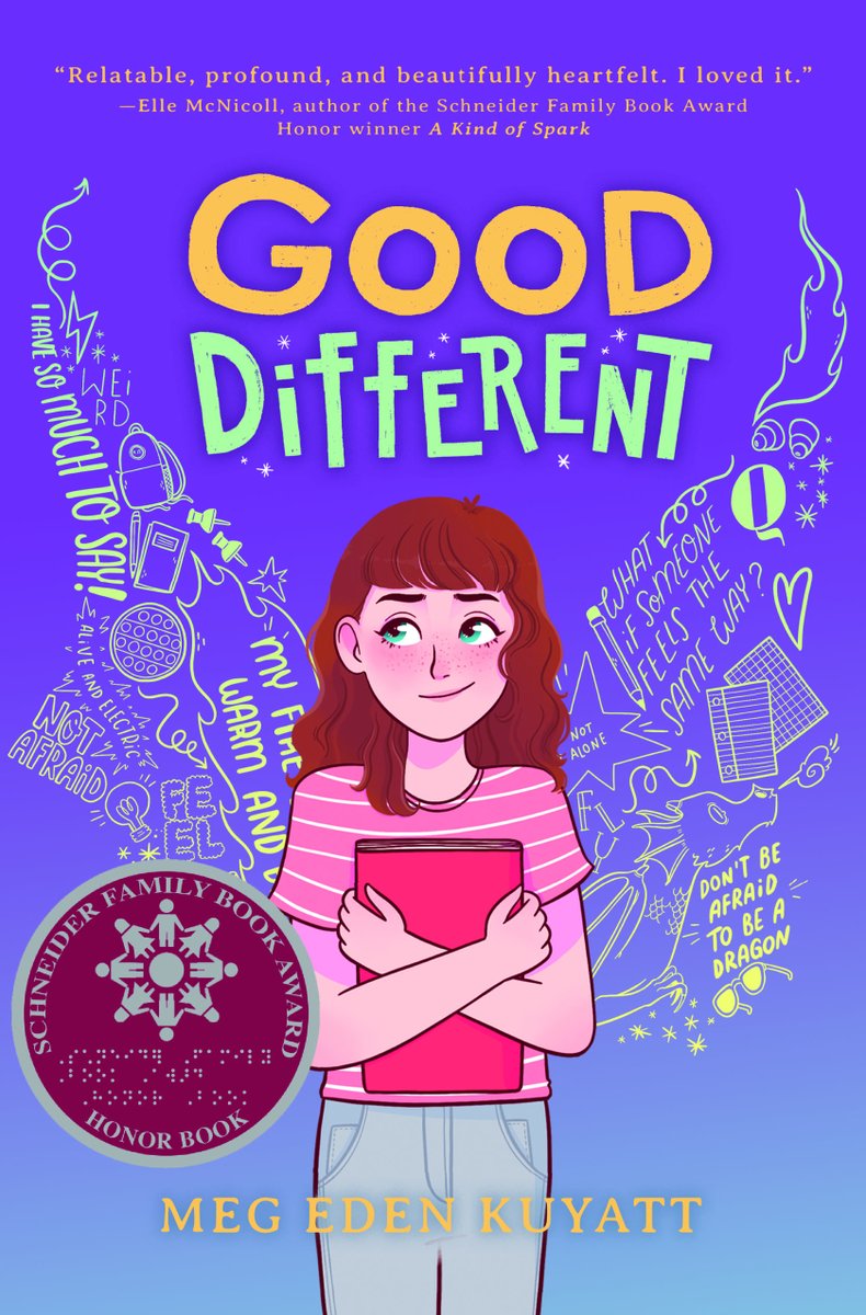 #IVSPumd Alum, Meg Eden Kuyatt (Cognitive Science and Written Communication '12), recently received a 2024 ALA Schneider Family Book Award Honor for her book in verse "Good Different." Congratulations Meg!