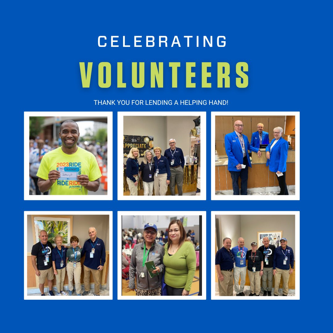 Happy #NationalVolunteerWeek to our incredible volunteers at Roswell Park! 🌟 Your dedication to our mission makes a difference and we’re so thankful to have you on our team. Thank you for being someone we can count on in lending a helping hand! 🤝💕